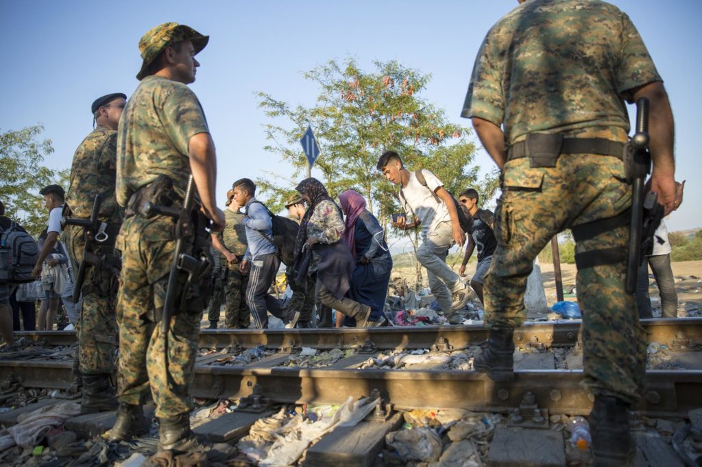 Refugees and Migrants Macedonian Border