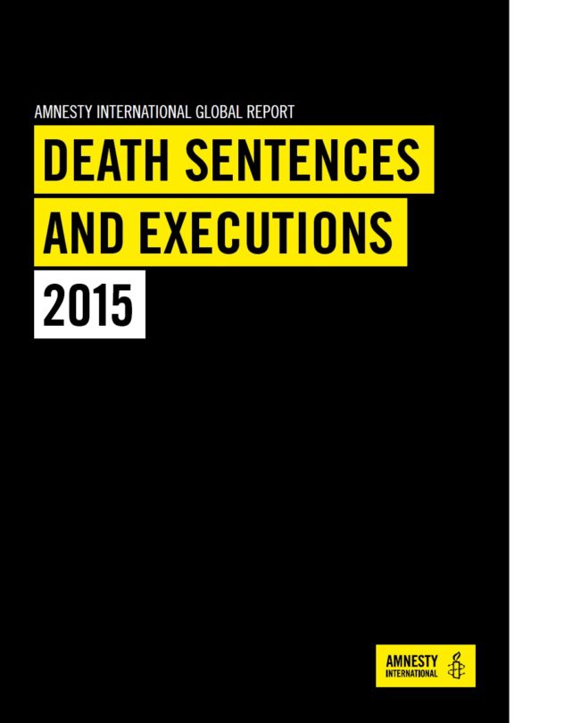 Death Sentences and Executions 2015