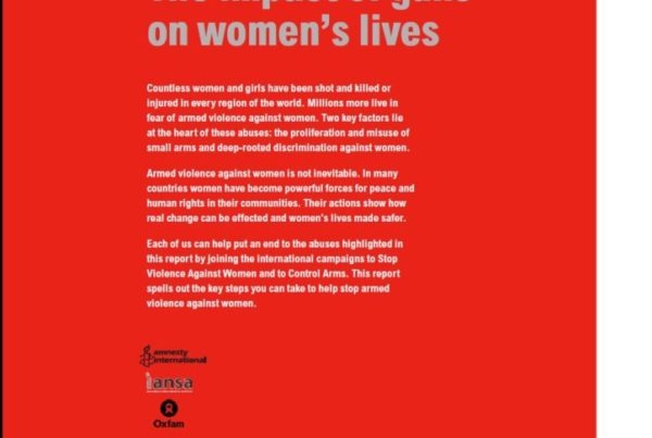 The impact of guns on women’s lives