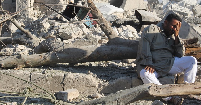 Syria’s ‘Circle of hell’: Barrel bombs in Aleppo bring terror and bloodshed forcing civilians underground