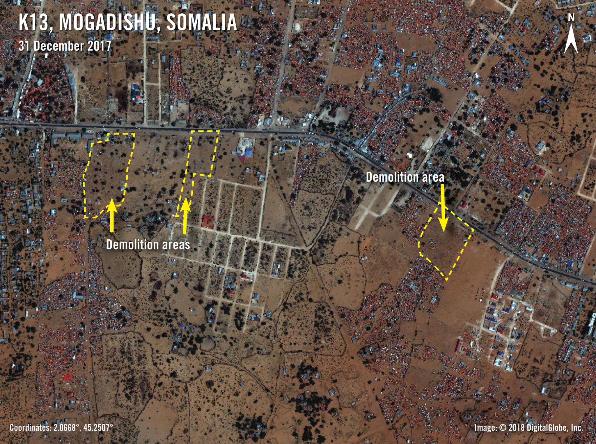 Somalia: Satellite imagery reveals devastation amid forced evictions of thousands who fled conflict and drought