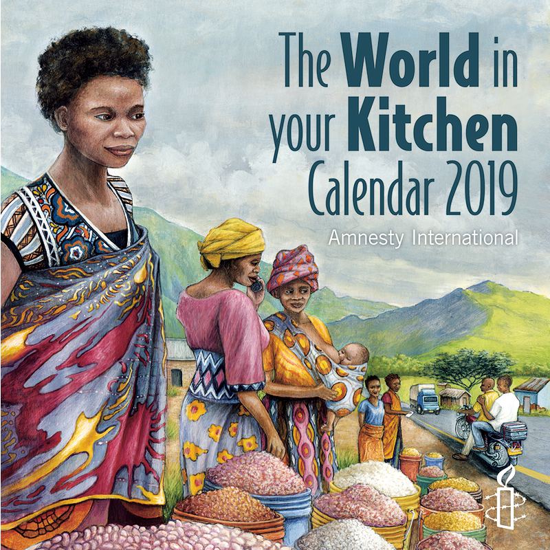 The World In Your Kitchen Calendar 2019 Amnesty International Ireland