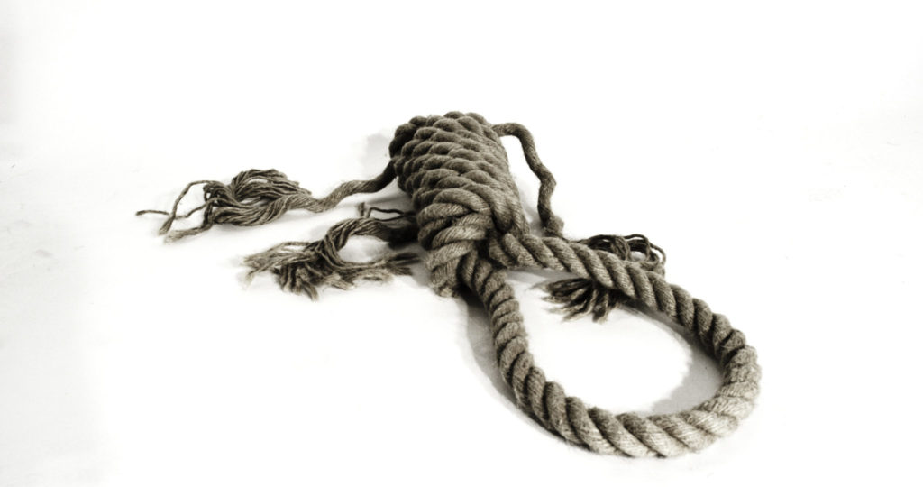 A noose used for executions