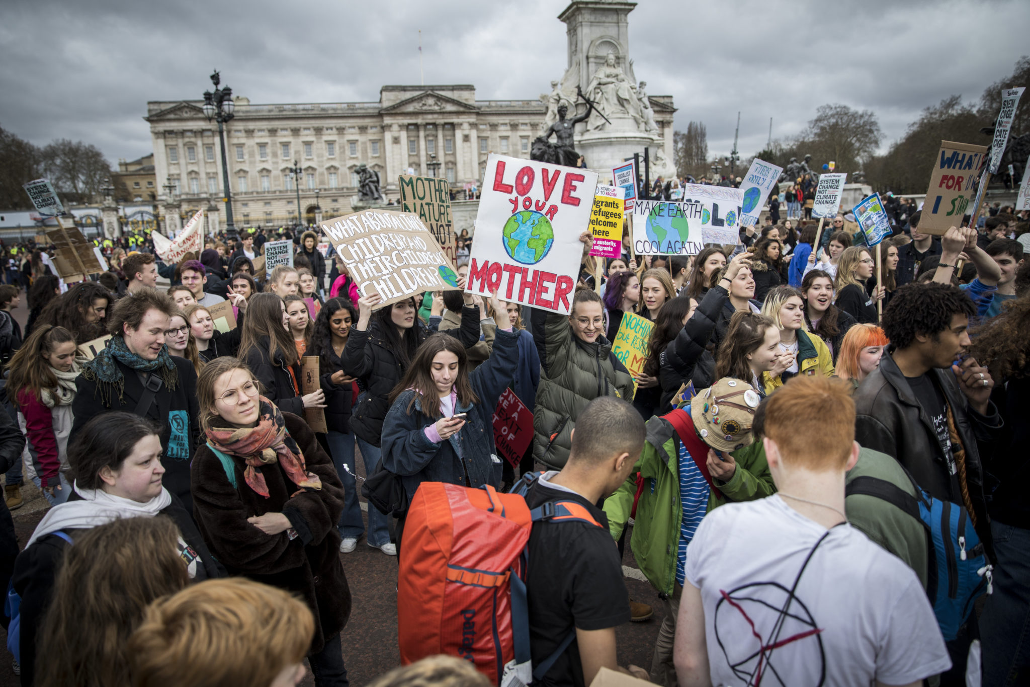 “I am 15. I’m blocking your commute so my generation has jobs to go to, and a planet to live on.”