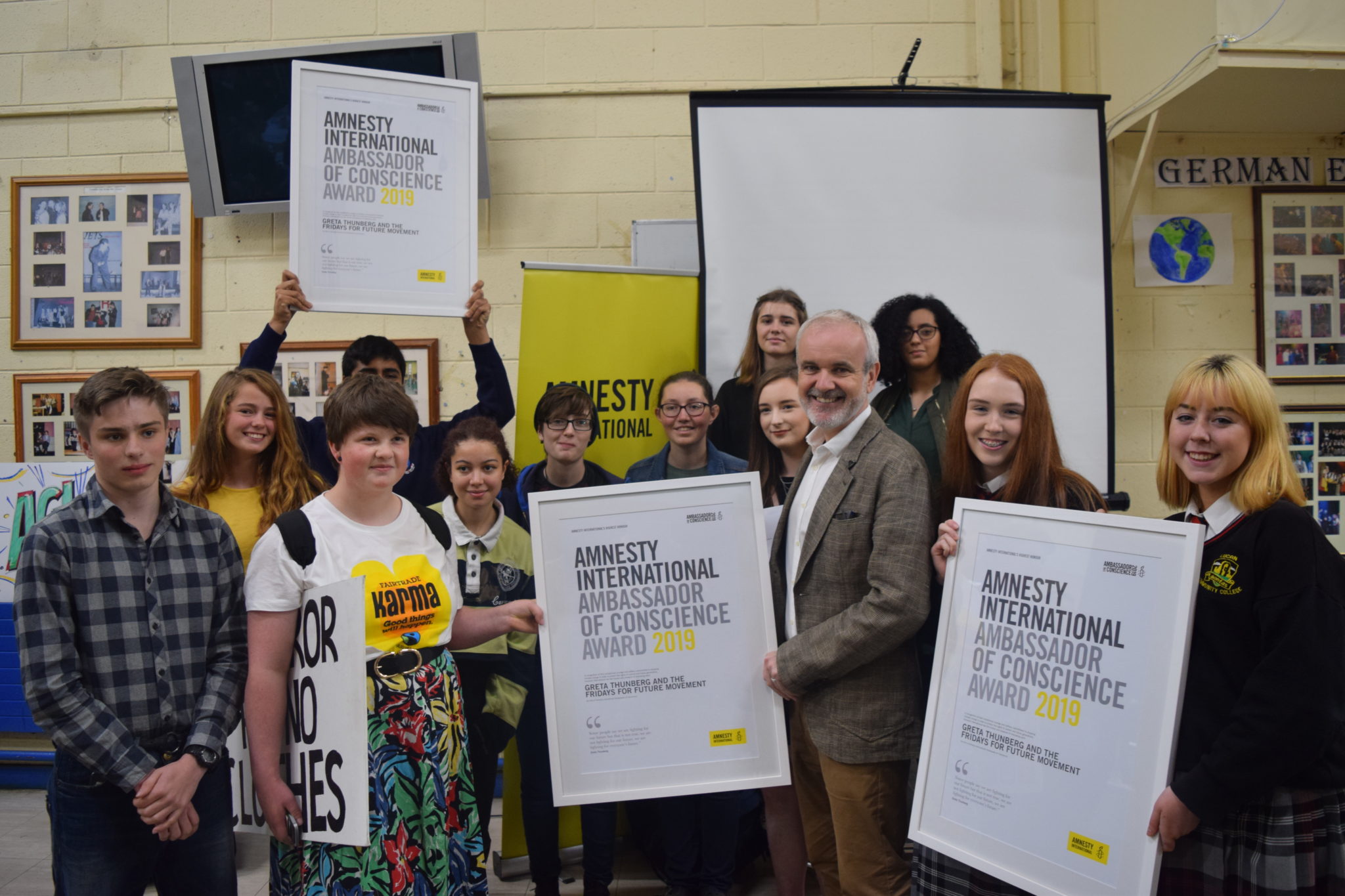 Young Climate Activists Around the World presented with Amnesty’s Top Honour