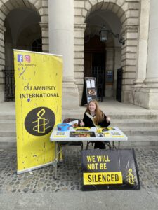 Sheenagh, Amnesty activist