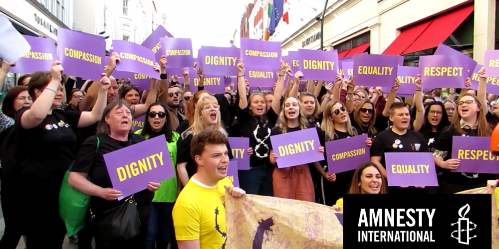 youth activists campaigning on abortion access