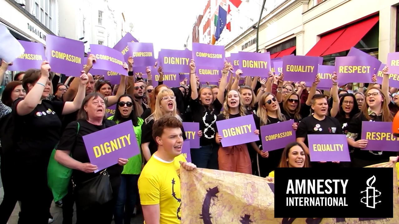 youth activists campaigning on abortion access