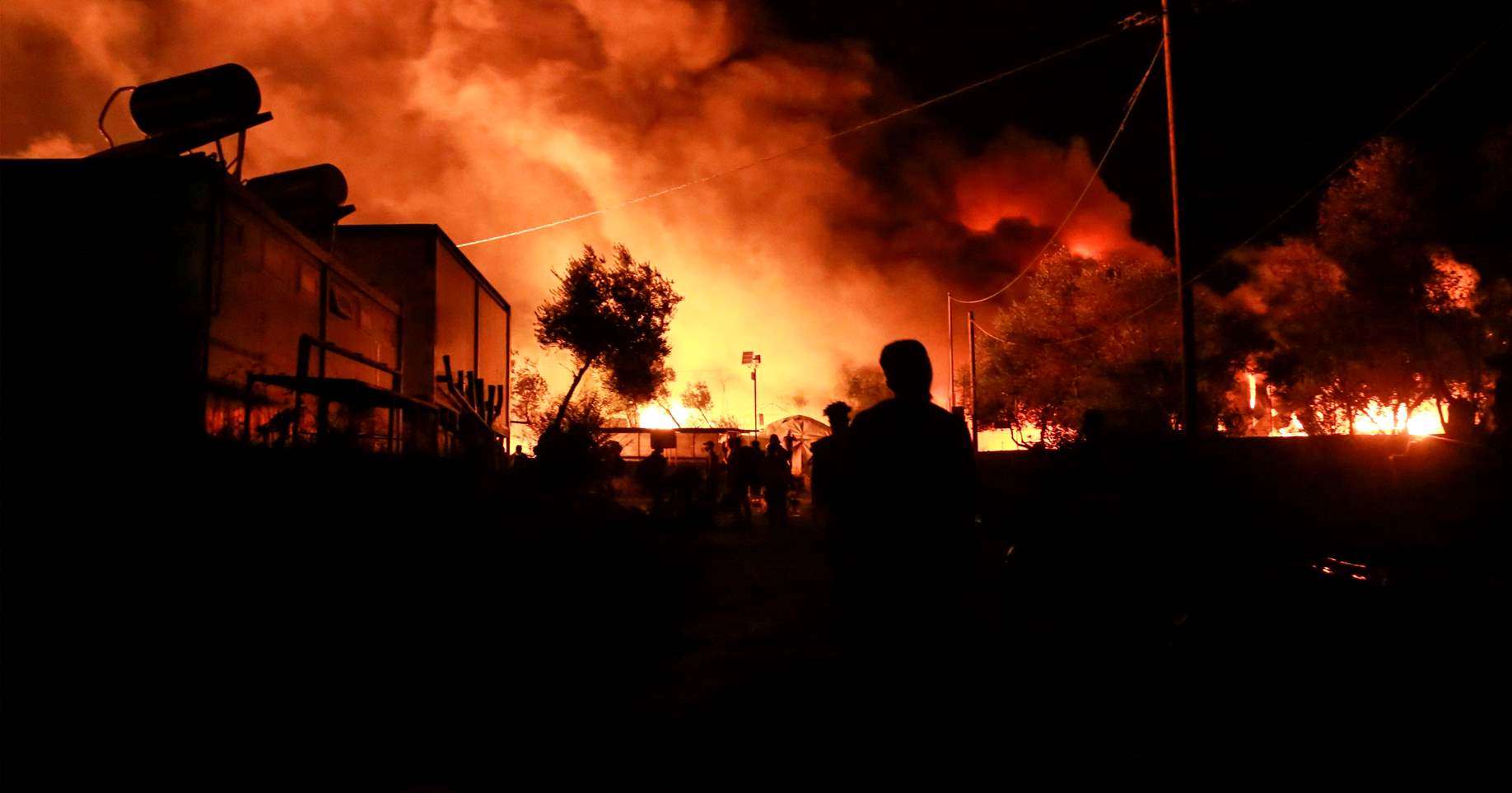 Greece/EU: Fire destroys Moria leaving 12,500 people without shelter