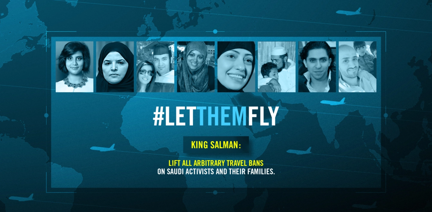 Saudi Arabia: Near 100,000 join Amnesty’s petition to end travel bans against activists