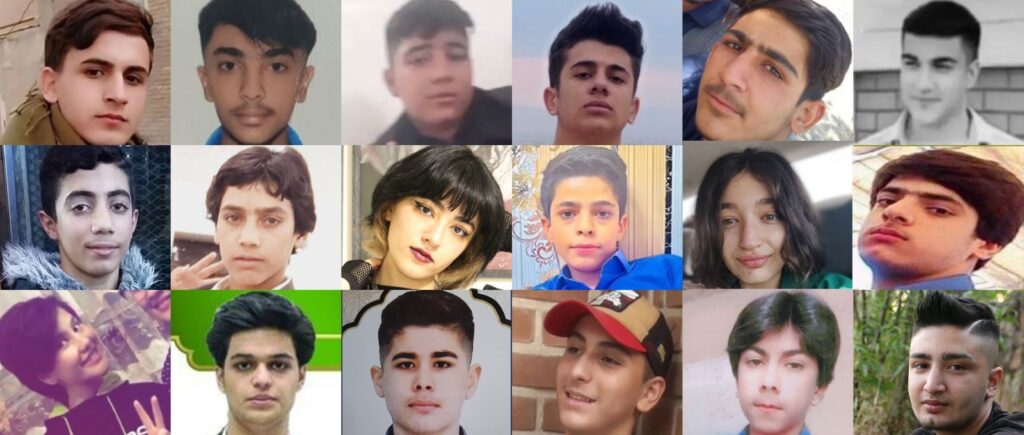 Children unlawfully killed during protests in Iran