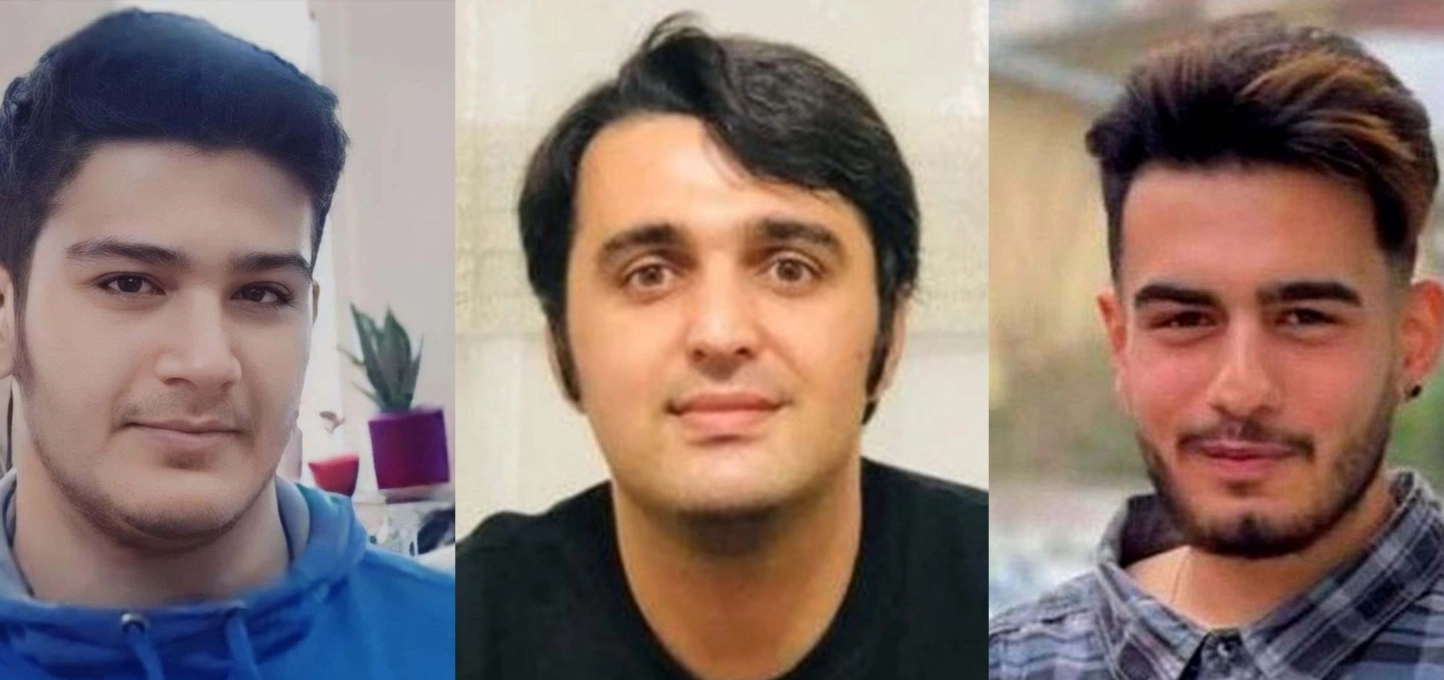 Arshia Takdastan, aged 18, Mehdi Mohammadifard, aged 19, and Javad Rouhi, aged 31, each received two death sentences in December 2022 for “enmity against God” (moharebeh) and “corruption on earth” (efsad-e fel arz) in Iran