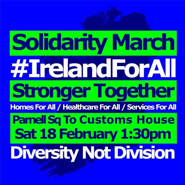 Amnesty International Ireland to join Solidarity March IrelandForAll