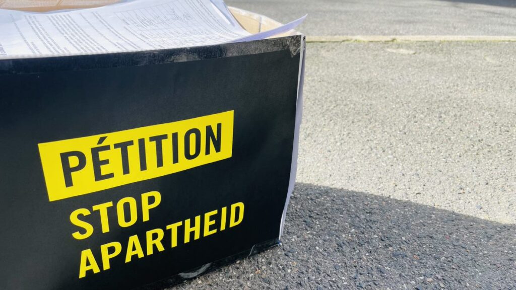 Stop Apartheid Petition