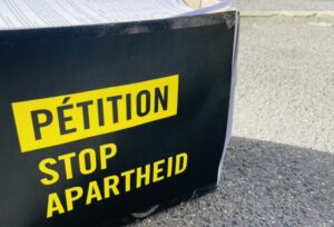 Stop Apartheid Petition