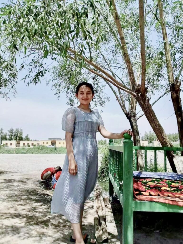 Kamile Wayit, a Uyghur student studying preschool education in Henan, was taken away by the police on 12 December 2022