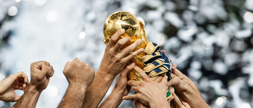 The FIFA World Cup trophy