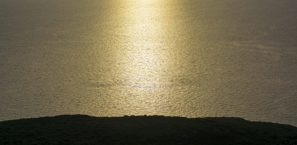 Sea at Pylos in Greece