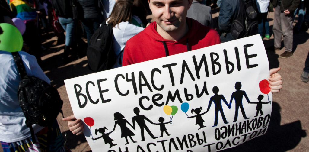 Activist in Russia