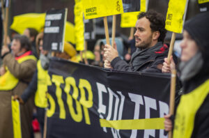 Amnesty International action to stop flogging