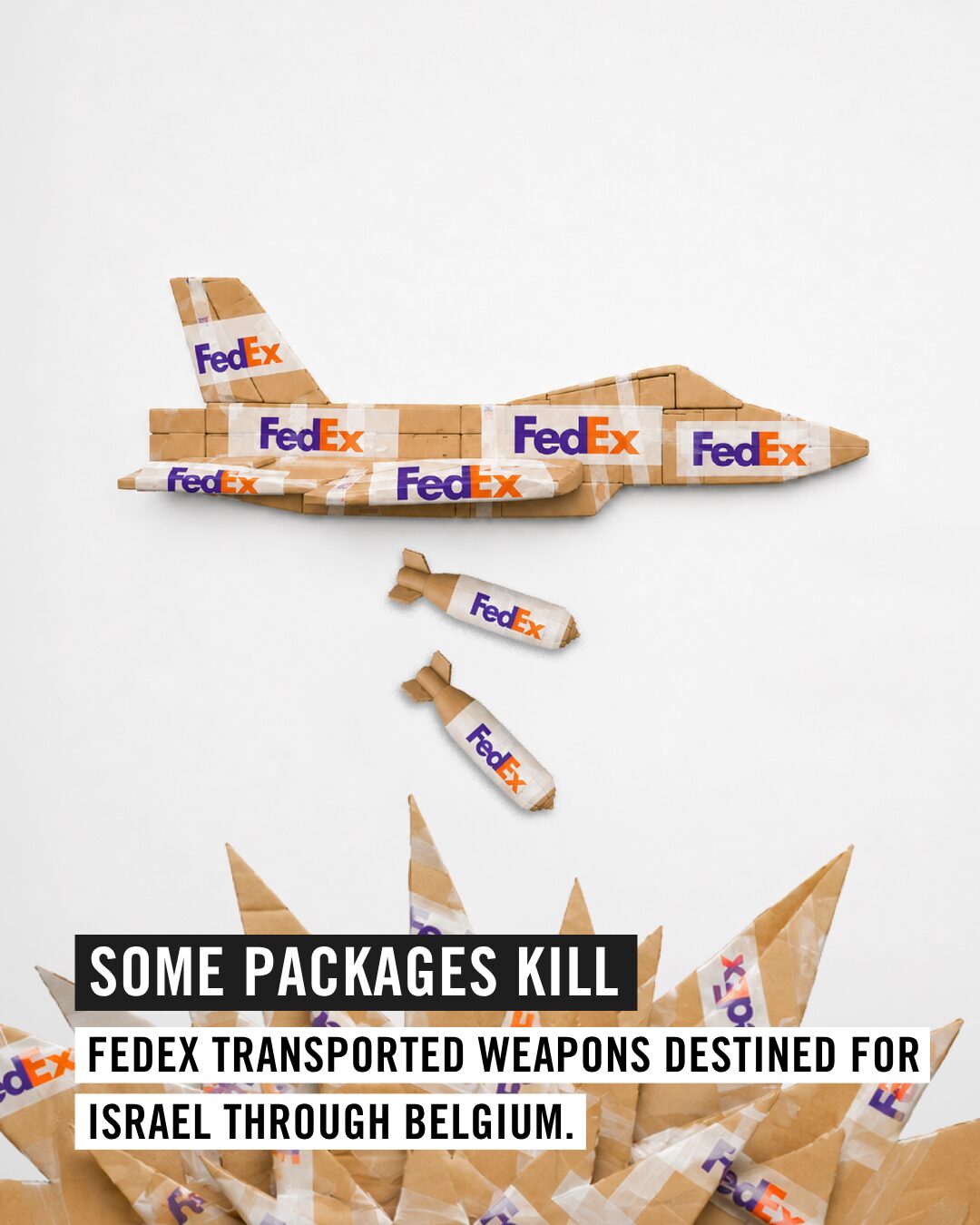 Belgium: Amnesty International joins complaint against FedEx for unlawful arms transit to Israel