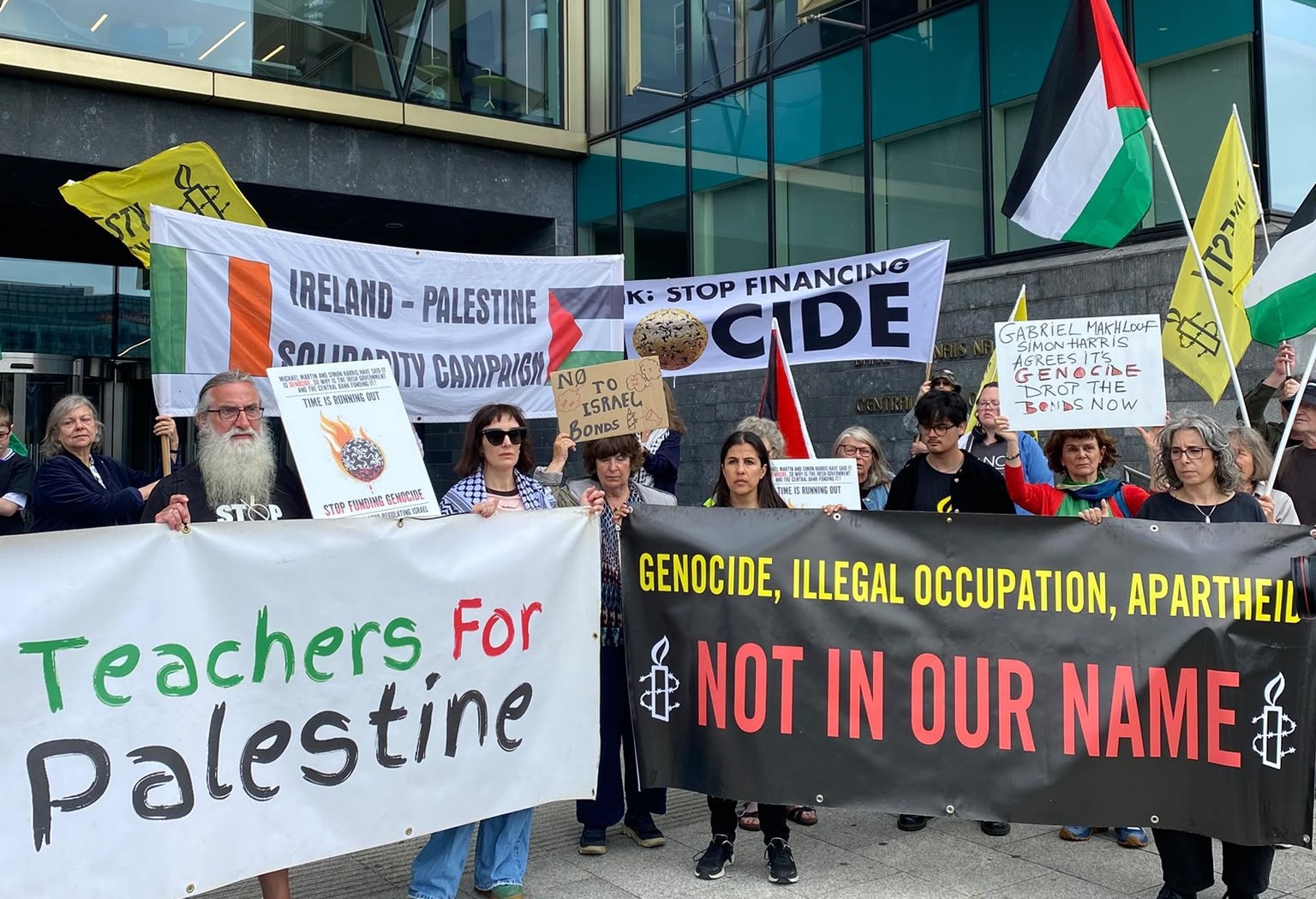 Central Bank of Ireland: Say No to Israel Bonds